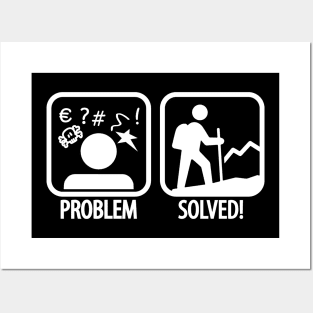 CAMPING PROBLEM SOLVED Posters and Art